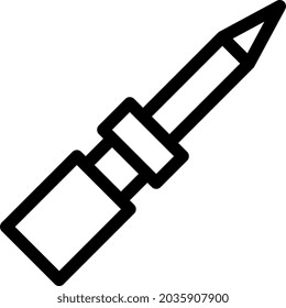 illustration vector and logo screwdriver outlines style. icon on white background. Icon sign from modern collection for mobile concept and web apps design. Nice design perfect.