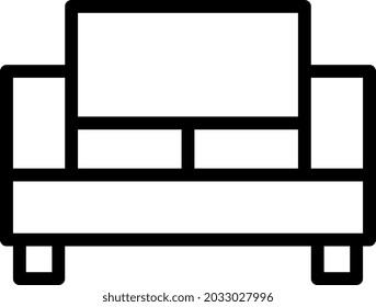 illustration vector and logo sofa oulines style. icon on white background. Icon sign from modern collection for mobile concept and web apps design. Nice design perfect.