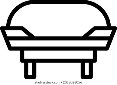 illustration vector and logo sofa oulines style. icon on white background. Icon sign from modern collection for mobile concept and web apps design. Nice design perfect.