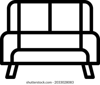 illustration vector and logo sofa oulines style. icon on white background. Icon sign from modern collection for mobile concept and web apps design. Nice design perfect.