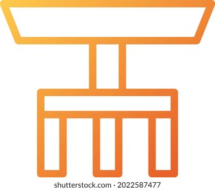 Vektorgrafik- und Logo-Tafelgrafikstil. Symbol auf weißem Hintergrund. Symbol aus der modernen Kollektion für mobiles Konzept und Web-Apps Design. Schönes Design perfekt.