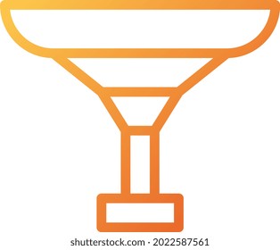 illustration vector and logo table gradient style. icon on white background. Icon sign from modern collection for mobile concept and web apps design. Nice design perfect.