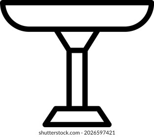 illustration vector and logo table gradient style. icon on white background. Icon sign from modern collection for mobile concept and web apps design. Nice design perfect.
