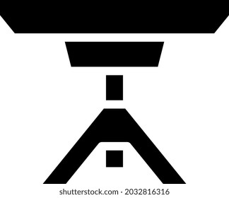 illustration vector and logo table solid style. icon on white background. Icon sign from modern collection for mobile concept and web apps design. Nice design perfect.