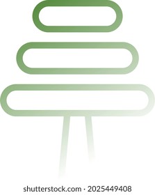 illustration vector and logo tree gradient style. icon on white background. Icon sign from modern collection for mobile concept and web apps design. Nice design perfect.