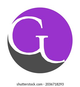 Illustration of a vector logotype alphabet or letter G template for a logo or symbol.
