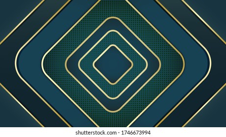 Illustration Vector Luxury Dark Blue Background, Simple, Good for your Background or Wallpaper