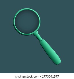 Illustration Vector of Magnifying Glass Icon Logo