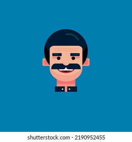 illustration vector man face people human 