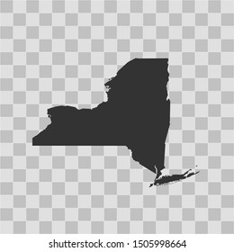 illustration vector map of New York