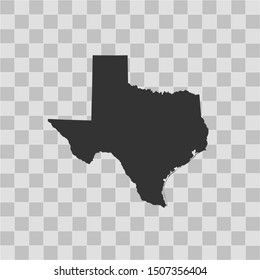 illustration vector map of Texas