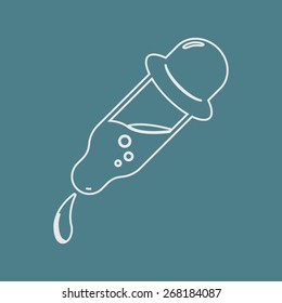 illustration of vector medical modern icon in design