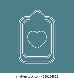 illustration of vector medical modern icon in design