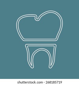 illustration of vector medical modern icon in design