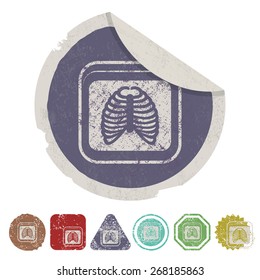 illustration of vector medical modern icon in design