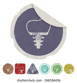 illustration of vector medical modern icon in design