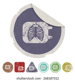 illustration of vector medical modern icon in design