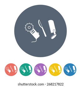 illustration of vector medical modern icon in design