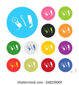 illustration of vector medical modern icon in design