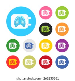 illustration of vector medical modern icon in design