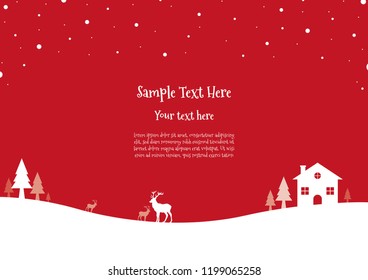 Illustration vector of Merry Christmas & Happy New Year background can be used as wallpaper, invitation card, banner, greeting card, flyer, website backgrounds or advertising with Sample Text.