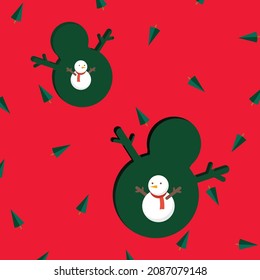 Illustration vector merry Christmas perfect for template and greeting card
