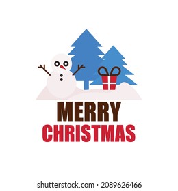 Ilustración Vector feliz navidad. Adecuado para tarjeta de saludo o banner