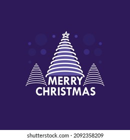 Illustration Vector merry christmas. Suitable for greeting card, poster or banner