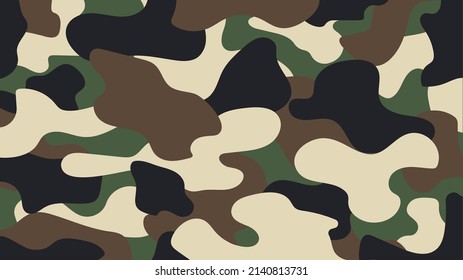 Illustration Vector Of Military Background