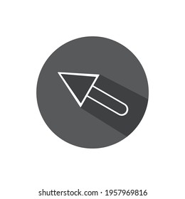 illustration vector minimalist arrow for icon. EPS 10
