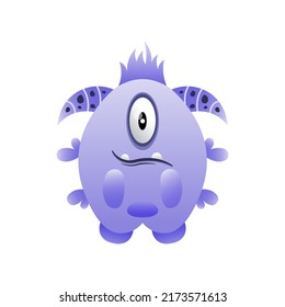illustration vector monster design happy kawaii