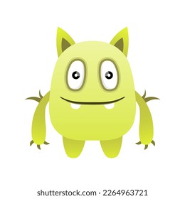 illustration vector monster design kawaii