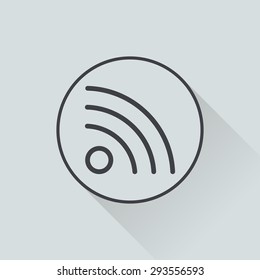 illustration of vector network modern icon
