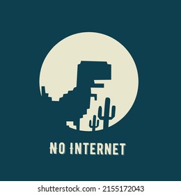 illustration vector of no internet background,symbol,etc