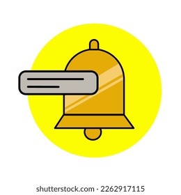 Illustration vector of Notification icon, Social Media element, User Interface sign, EPS, UI, UX. New message