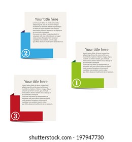 illustration vector number tags