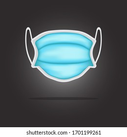 Ilustración Vector de la máscara Coronavirus, máscaras médicas protectoras Diversos respiradores para la atención de la salud, Contaminación del aire, Vector de máscara, Máscara Doctor, Coronavirus en China, Protección de mascarillas faciales, Covid-19.