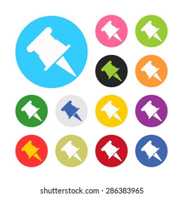 illustration of vector office modern icon in design