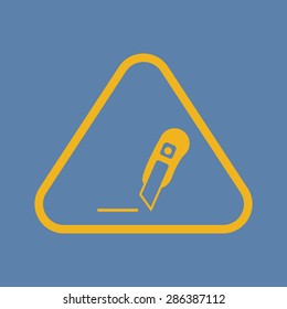 illustration of vector office modern icon in design