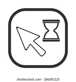 illustration of vector office modern icon in design