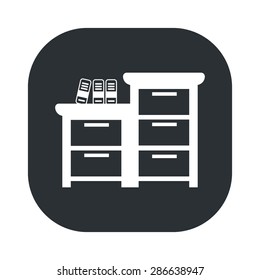illustration of vector office modern icon in design