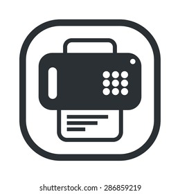 illustration of vector office modern icon in design
