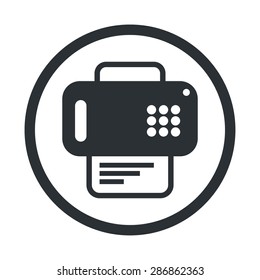illustration of vector office modern icon in design