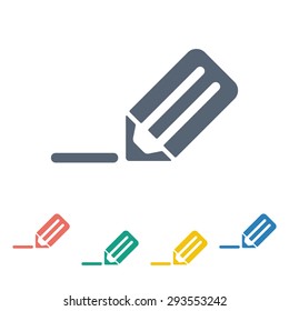 illustration of vector office modern icon in design