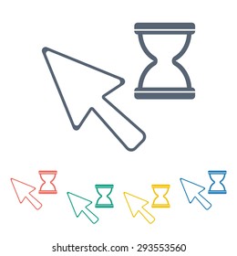 illustration of vector office modern icon of design