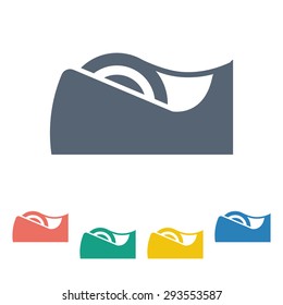illustration of vector office modern icon of design