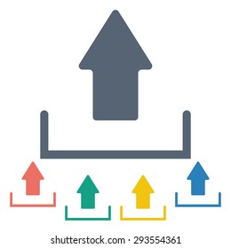 illustration of vector office modern icon of design