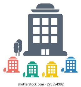 illustration of vector office modern icon 