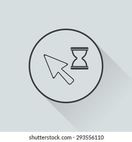 illustration of vector office modern icon 