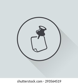 illustration of vector office modern icon 